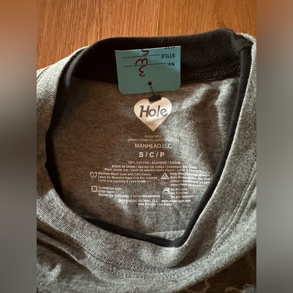 NWT Embroidered Hole Combo Top Courtney Love ❤️ size small - Picture 7 of 7